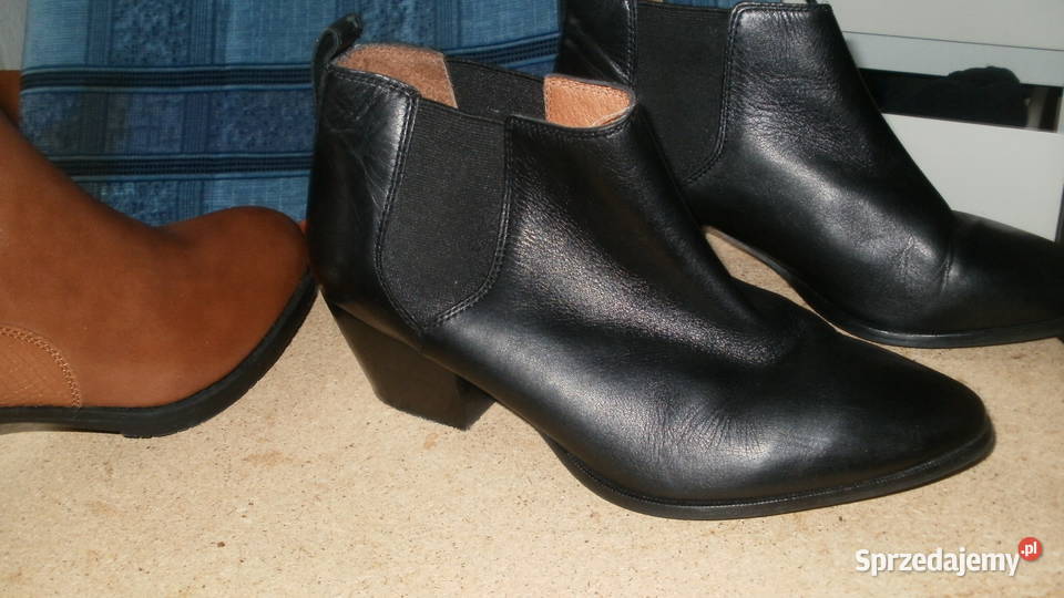Buty damskie czarne HM rozmiar 38 Półbuty Warszawa