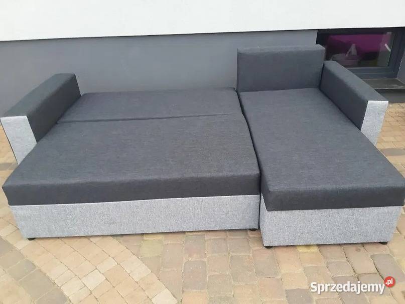 Tani narożnik 240x145 z funkcją spania Szybka łódzkie Łódź