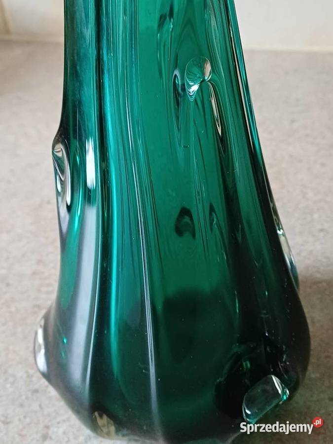 Vintage wazonszklo Porcelana i szkło
