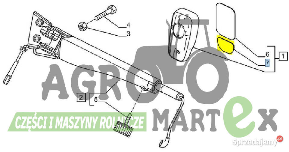 47589080 LUSTERKO WKŁAD CNH Wichrów sprzedam