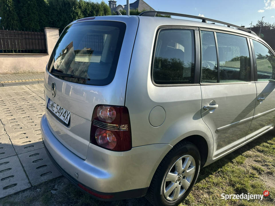 Volkswagen Touran 19 TDI CLIMAtic przeglądzie srebrny pomorskie Wejherowo
