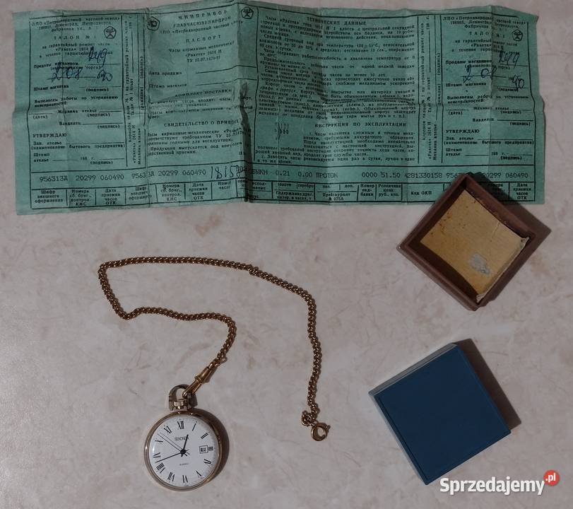zegarek kieszonkowy Sekonda USSR sprawny z Męskie Libiąż sprzedam