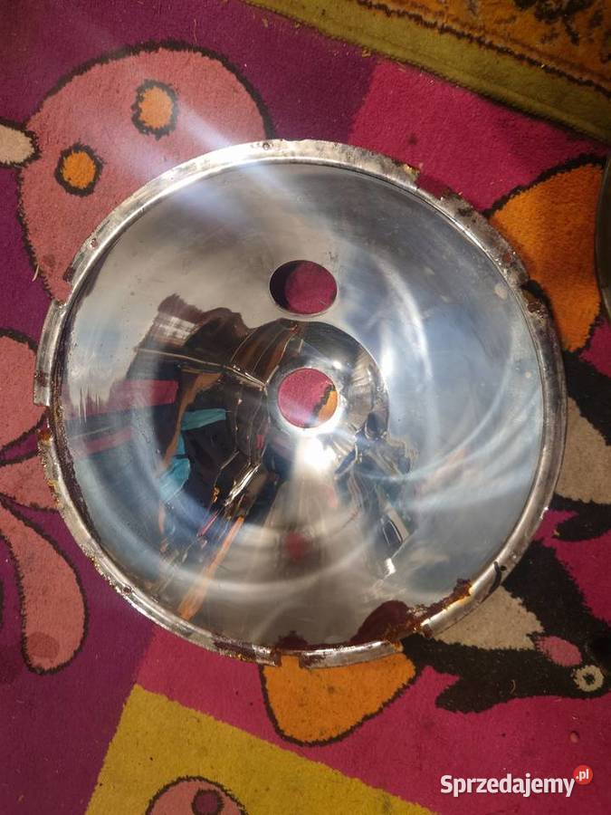 Lustro reflektor lampa lokomotywa SM ET parowóz Oleśnica