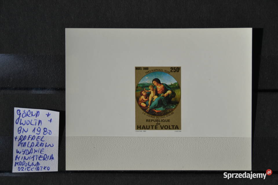 Znaczki Górna Wolta Boże Narodzenie Wydanie Filatelistyka