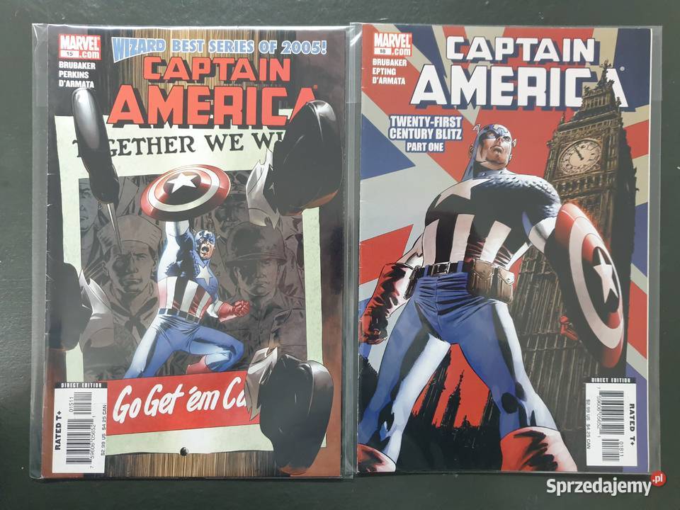 Captain America kolekcja 20 komiksów Marvel USA