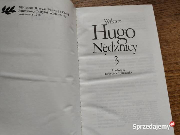 Nędznicy Wiktor Hugo 3t Kraków