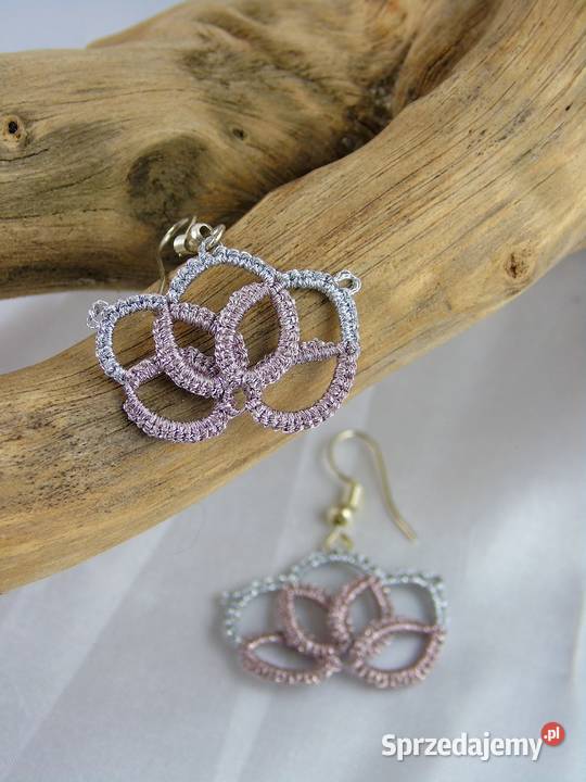 Kolczyki koronkoweróżne wzory kolory sprzedam