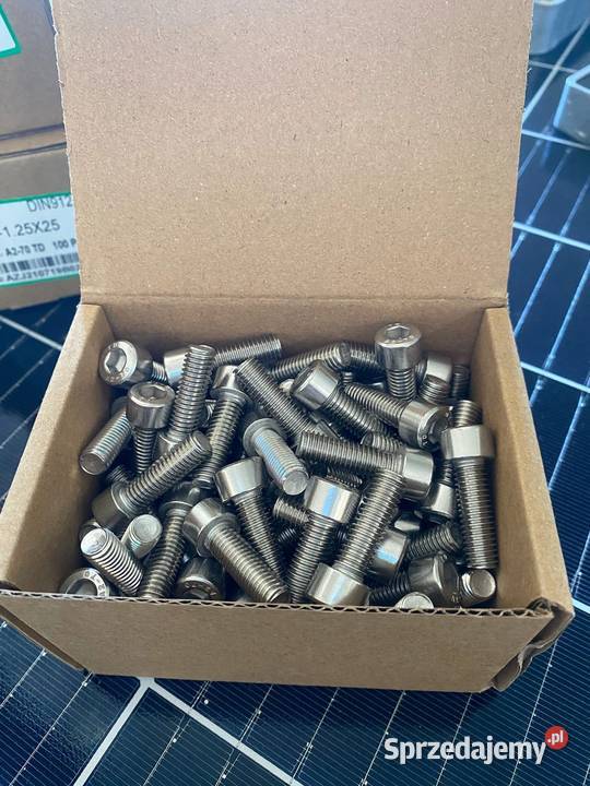 Śruby imbusowe i elementy montażowe fotowoltaika wielkopolskie Chodzież