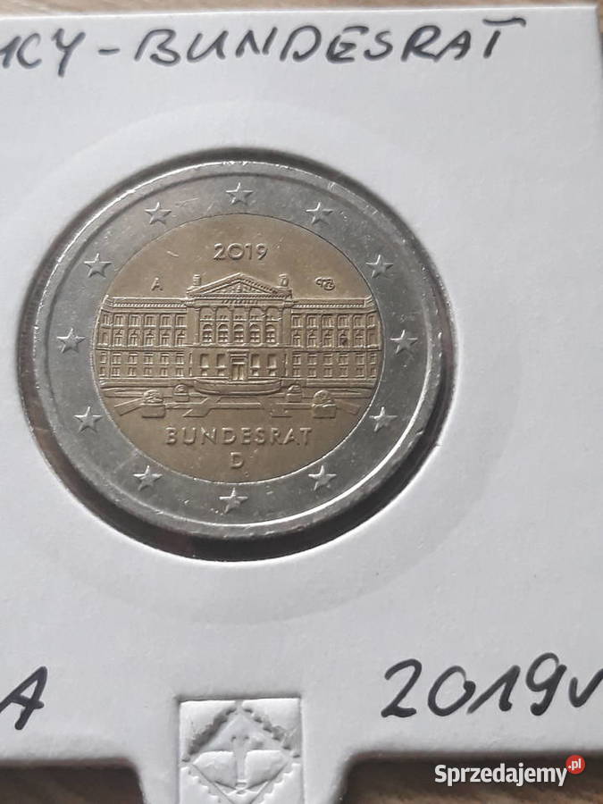 2 Euro BundesratNiemcy2019 r men A wielkopolskie