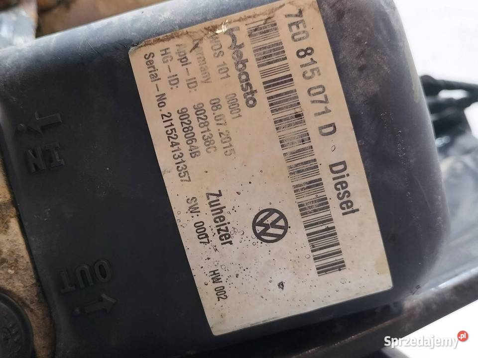 OGRZEWANIE POSTOJOWE WEBASTO USZKODZENIE NA sprzedam