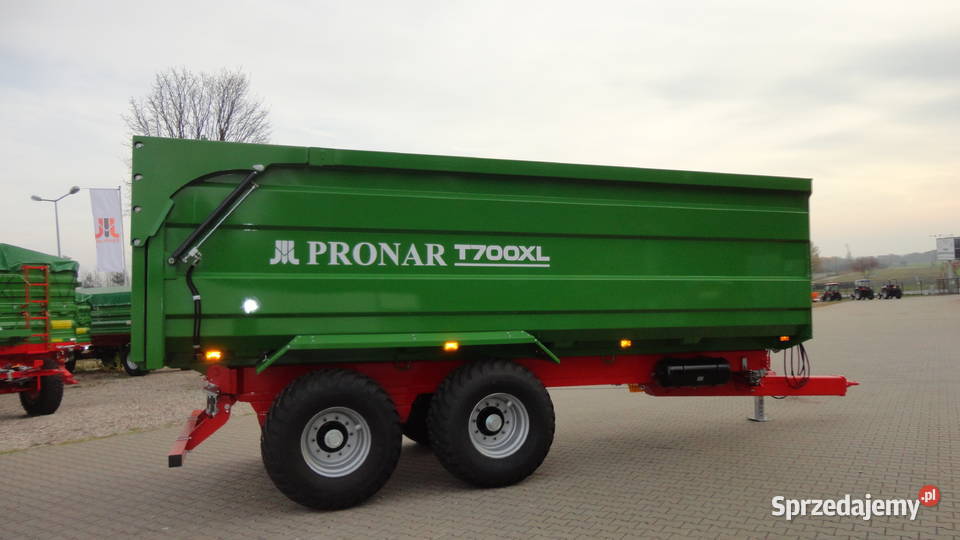 Przyczepa skorupowa rolnicza Pronar T700XL koła Wieluń