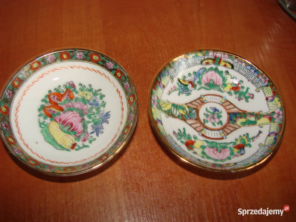 chińska porcelanowa mała miseczka spodeczek pomorskie Pruszcz Gdański