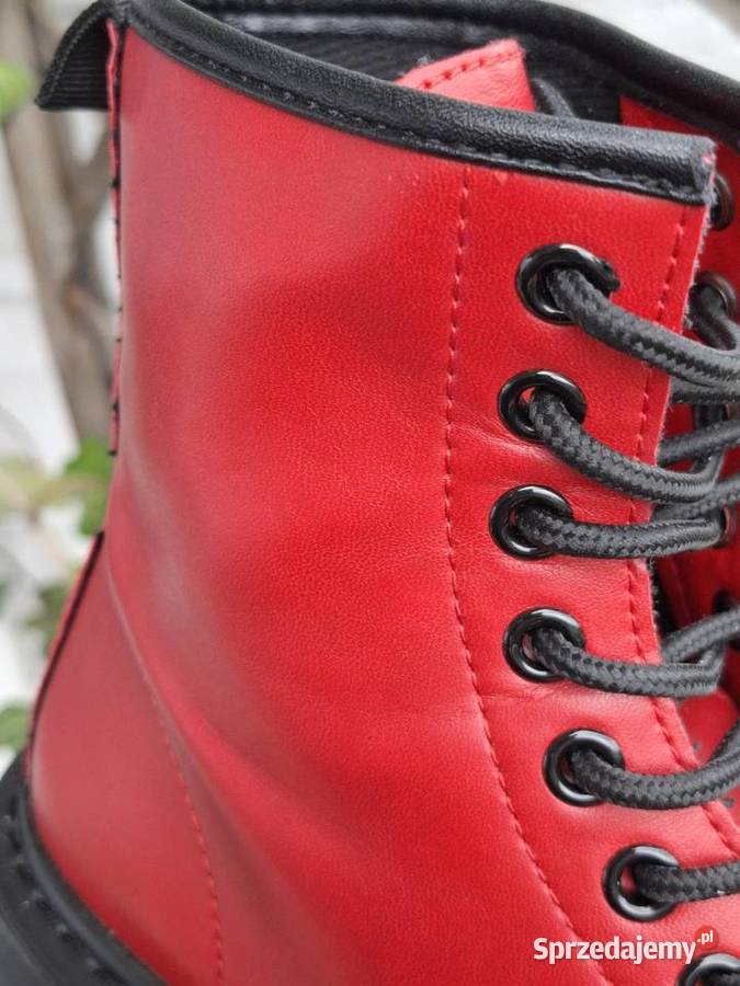 Czerwone botki 36 Primadonna wysokie buty glany Kraków