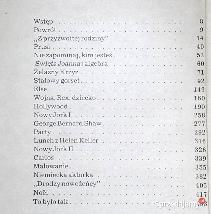 Lilli Palmer wspomina Elżbieta Chełm sprzedam