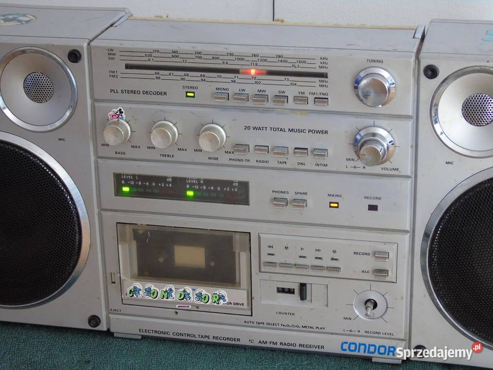 Radio Magnetofon Condor Unitra WYSYŁKA podkarpackie Jasło