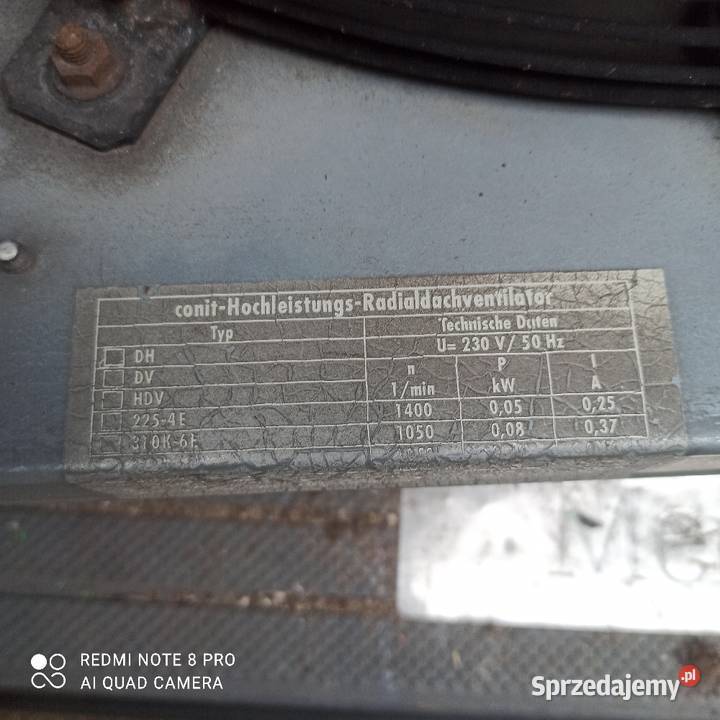 Wentylator Dachowy Rosenberg DH 35545DF D IP54