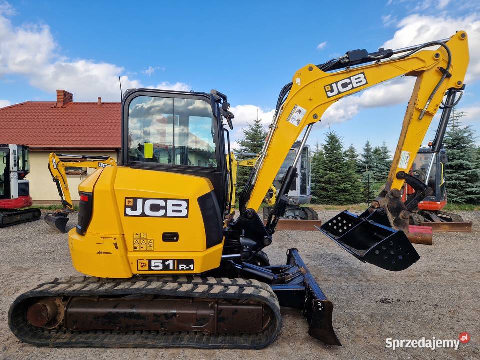Minikoparka JCB 51 R1 2021r przebieg 2900mtg Ryżki