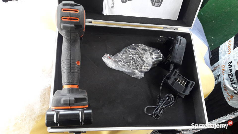 wiertarkowkrętarka 18V LiIon BlackDecker BDCDC18 sprzedam