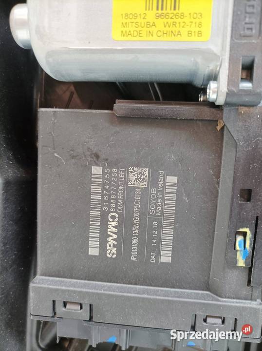 MECHANIZM SZYBY LEWY PRZÓD 4076450 31674755