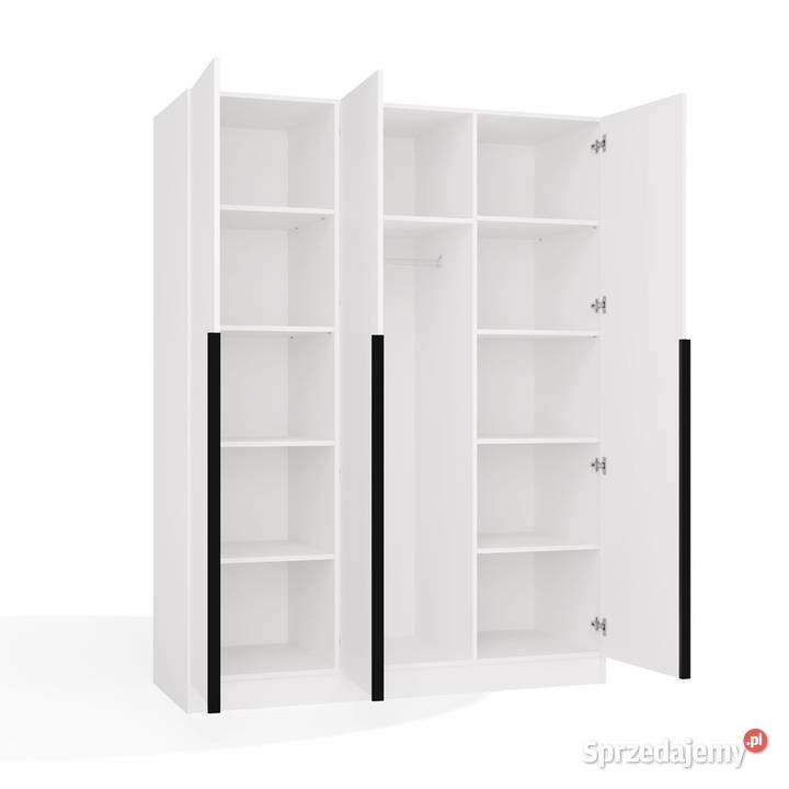 Szafa SENSO 3D 150 3 Drzwi Czarne Uchwyty sprzedam