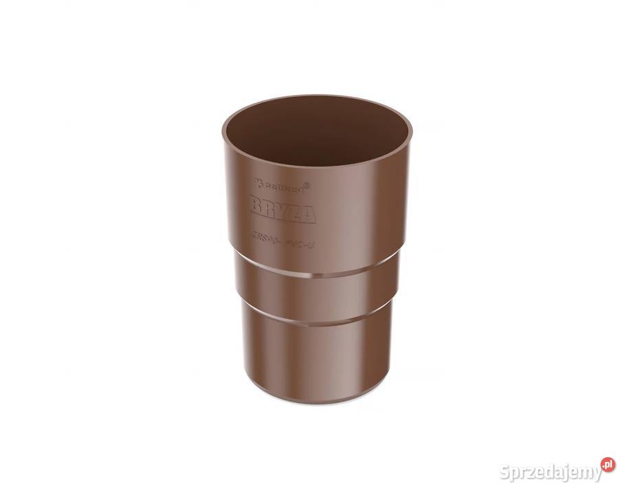 Bryza PVC Złączka rury spustowej 90 mm brąz Białystok sprzedam