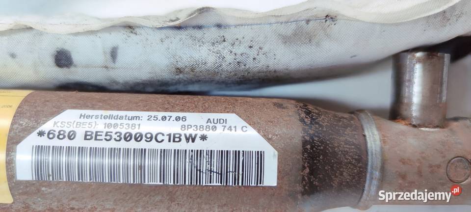 KURTYNA LEWA AUDI A3 8P3 3 DRZWI 8P3880741C osobowe Przystajń