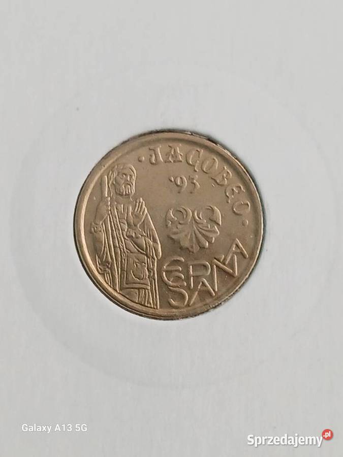 5 Pesetów Hiszpania 1993 r Numizmatyka Konin