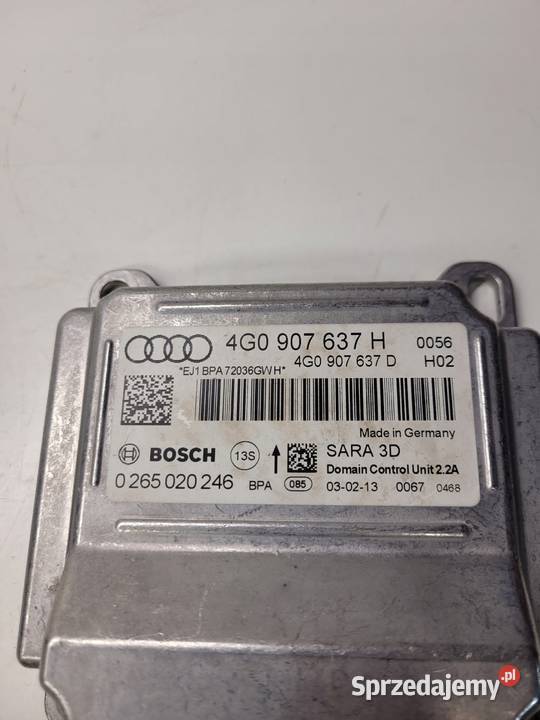 SENSOR PRZYSPIESZENIA AUDI A6 C7 A7 4G0907637H Przystajń
