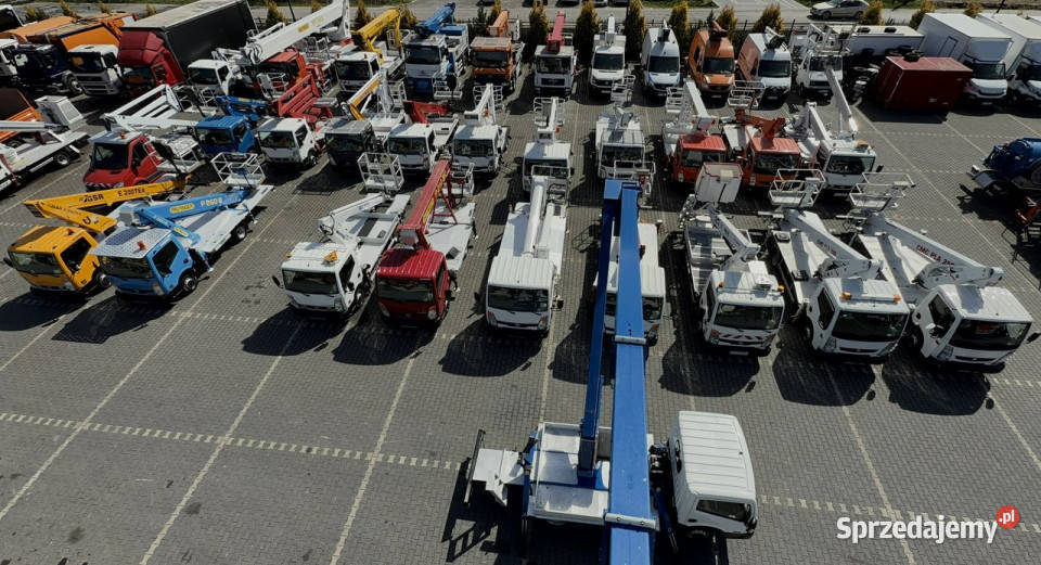 Nissan Cabstar Zwyżka Podnośnik Koszowy SOCAGE komputer pokładowy Widełki