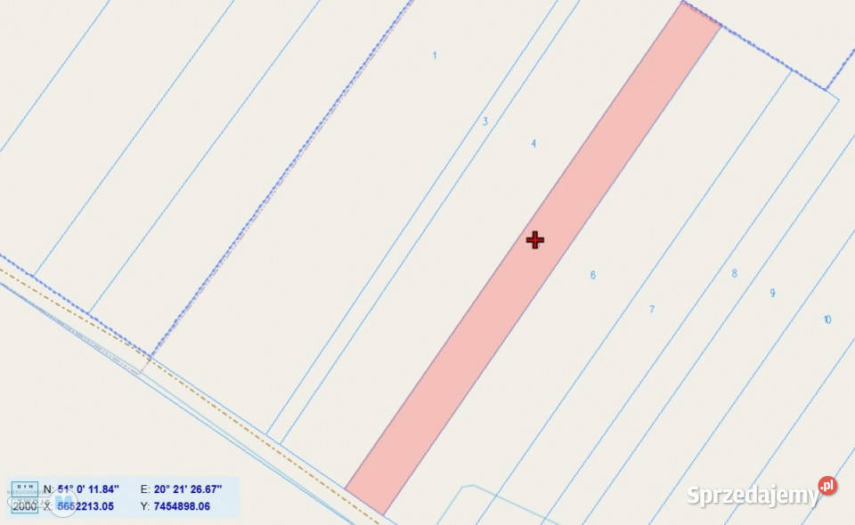 Działka 50000m2 Mniów świętokrzyskie