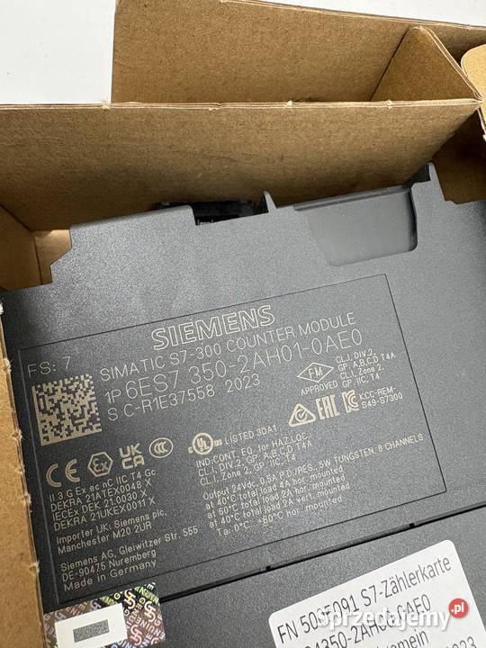 Siemens 6ES7 3502AH010AE0 Counter Module