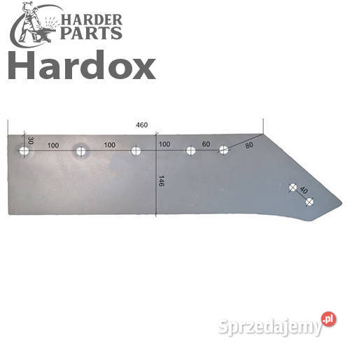 Lemiesz 300hektarów HARDOX 6026BP 6028BP do podlaskie Suwałki