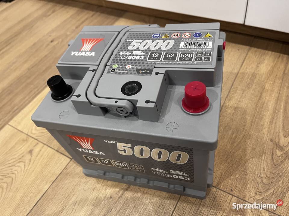 AKUMULATOR ROZRUCHOWY 12V YUASA 52AH