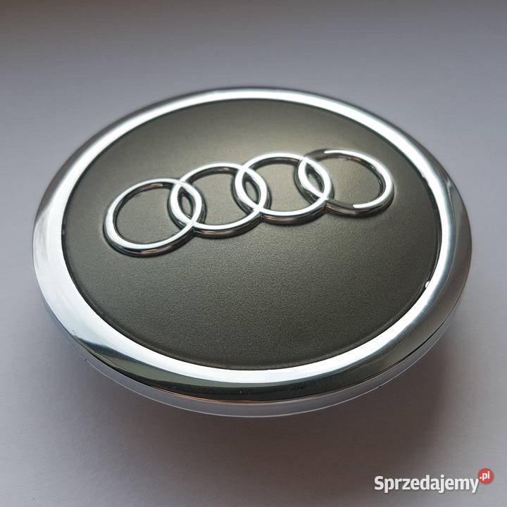 oryginalne dekielki AUDI 69mm ASO dekle 4 szare Bełchatów