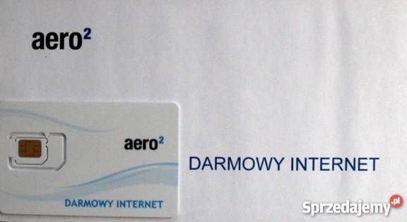 Aktywna karta sim AERO2 DARMOWY INTERNET DO Andrychów