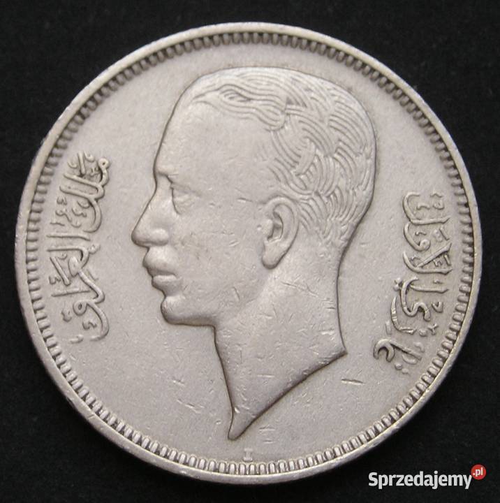 IRAK 20 FILS 1938 KRÓL GHAZI SREBRO łódzkie Łódź