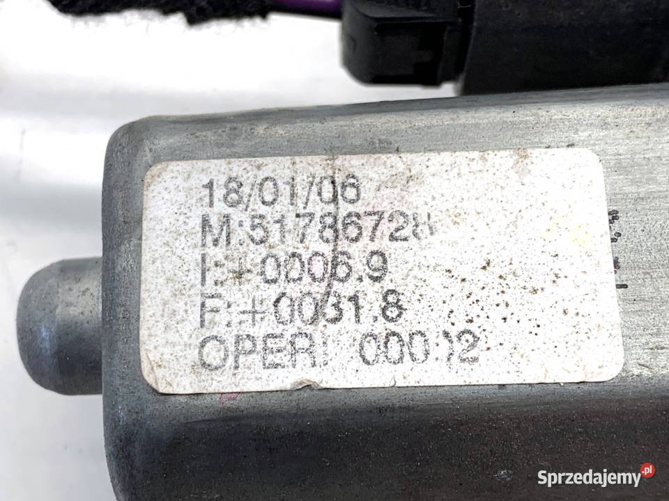 PODNOŚNIK SZYBY PRAWY PRZÓD FIAT GRANDE PUNTO