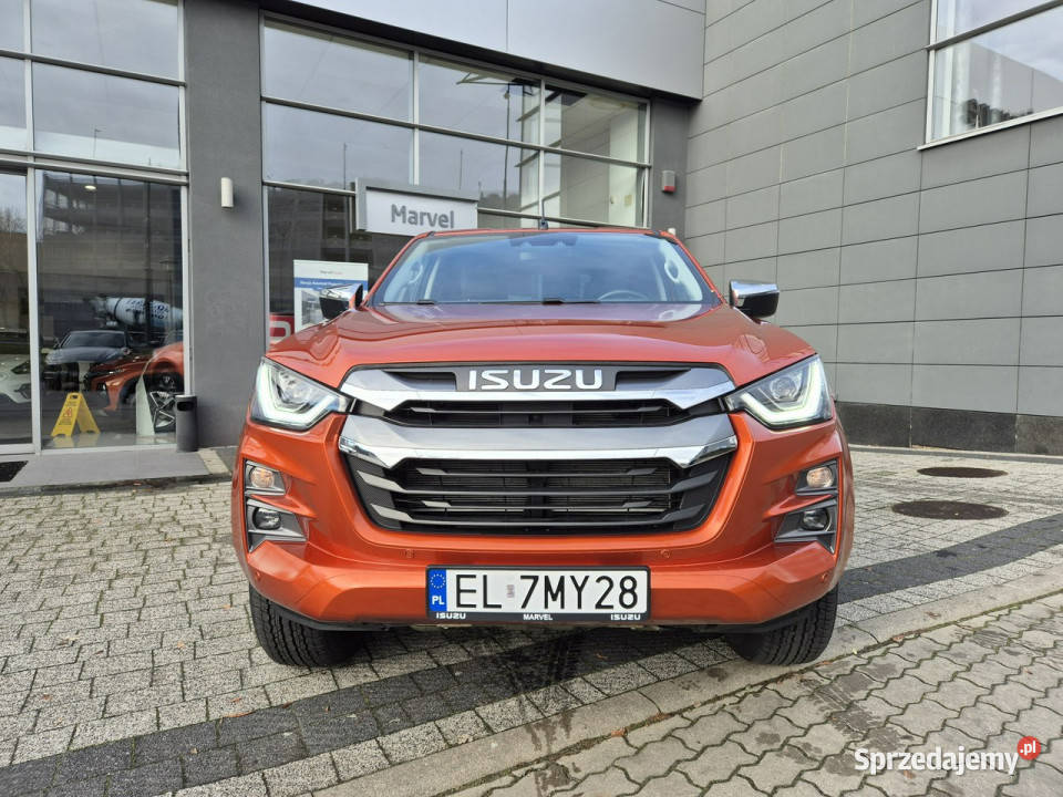 Isuzu D DMAX 19D 163 4WD LSX AT podwójna kabina kamera cofania D-Max Łódź