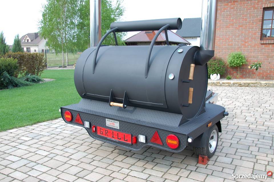 Przyczepa gastronomiczna Bizon grill BBQ Route66 Golęczewo