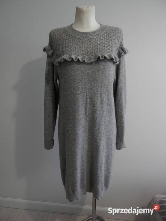 Sukienka Dzianinowa Wełniana Alpaka Nylon Łomża sprzedam