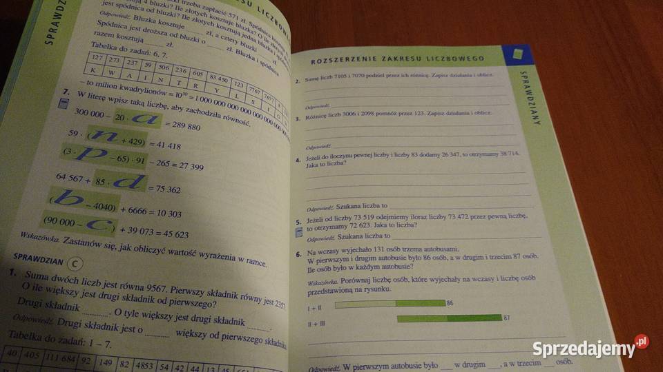 Matematyka wokół nas sprawdziany 4 Helena Gdańsk