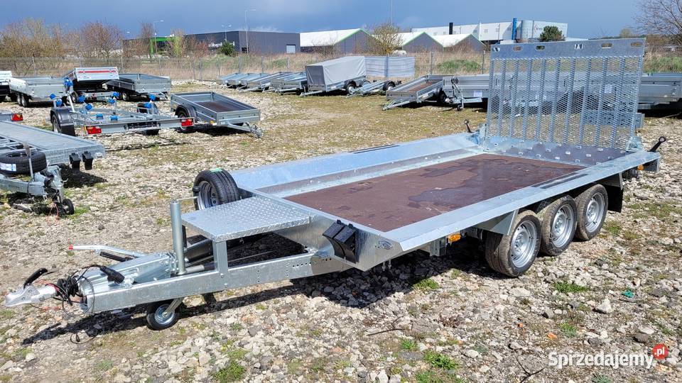 Przyczepa pod minikoparkę Laweta Temared 3500DMC Rok produkcji 2021 wielkopolskie Piła