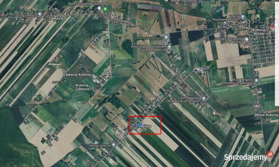działka budowlana Witów 00996 ha woda z Piotrków Trybunalski sprzedam