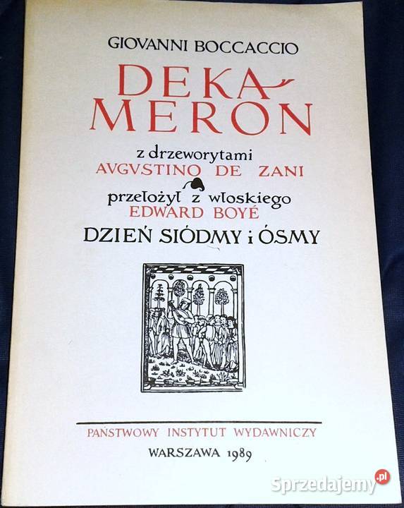 Dekameron Giovanni Boccaccio Pozostałe Chełm