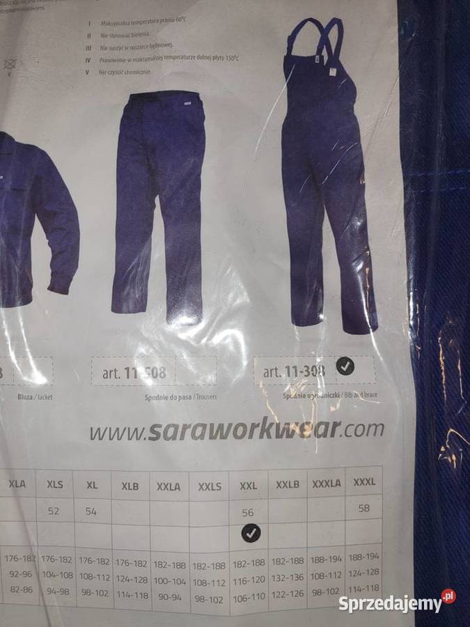 Odzież robocza Sara Kaper XXL Szczecin