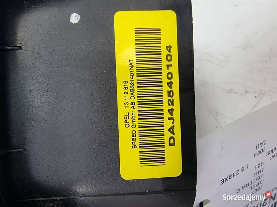 PODUSZKA AIRBAG OPEL VECTRA C 13112816 osobowe kujawsko-pomorskie Lipno