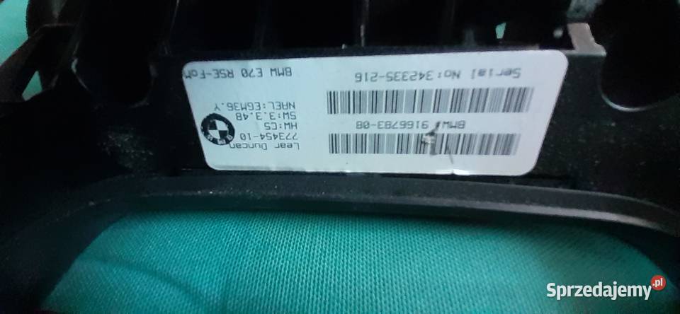 BMW X5 X6 E70 E71 Monitor ekran DVD tyl tunel