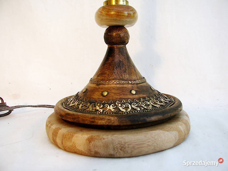 Lampka mosiądz Falbanka Vintage Pozostałe zachodniopomorskie Szczecinek
