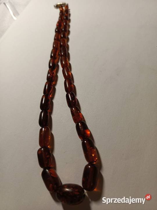 Naszyjnik Bursztyn Vintage