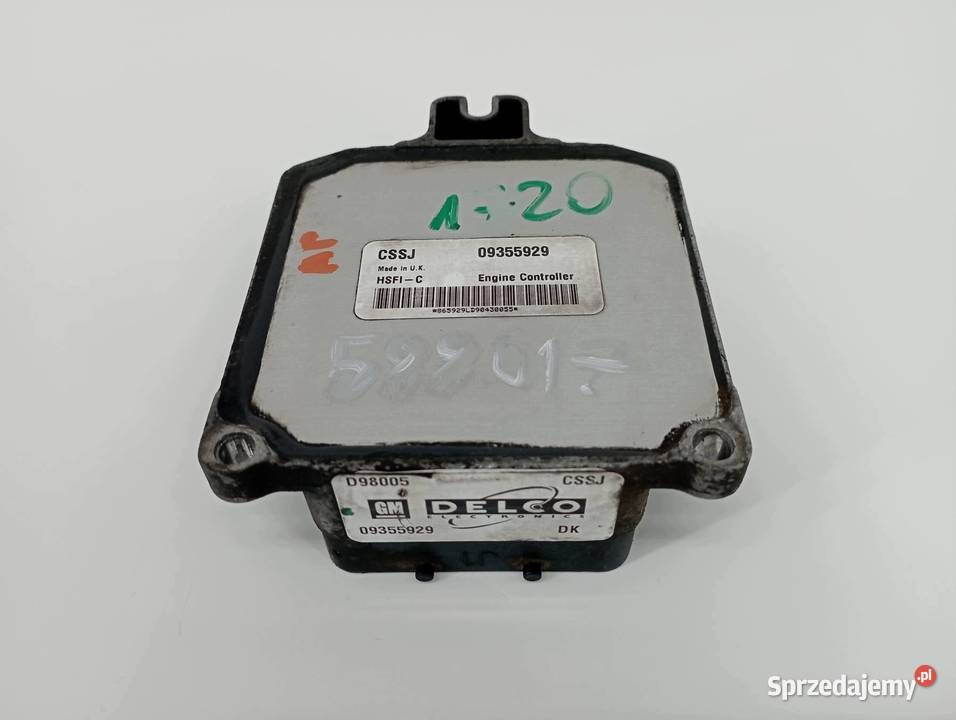 STEROWNIK SILNIKA 09355929 16 B 100 Opel Astra